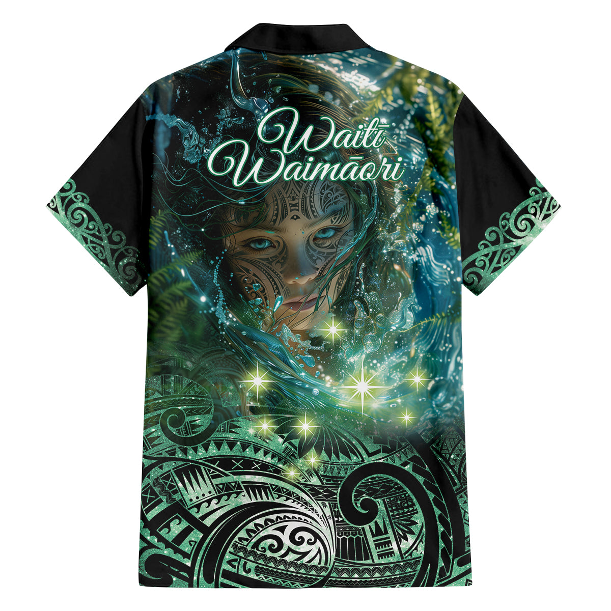 New Zealand Matariki Waiti Family Matching Puletasi and Hawaiian Shirt Waimori and The Origin Of Life LT9 - Polynesian Pride