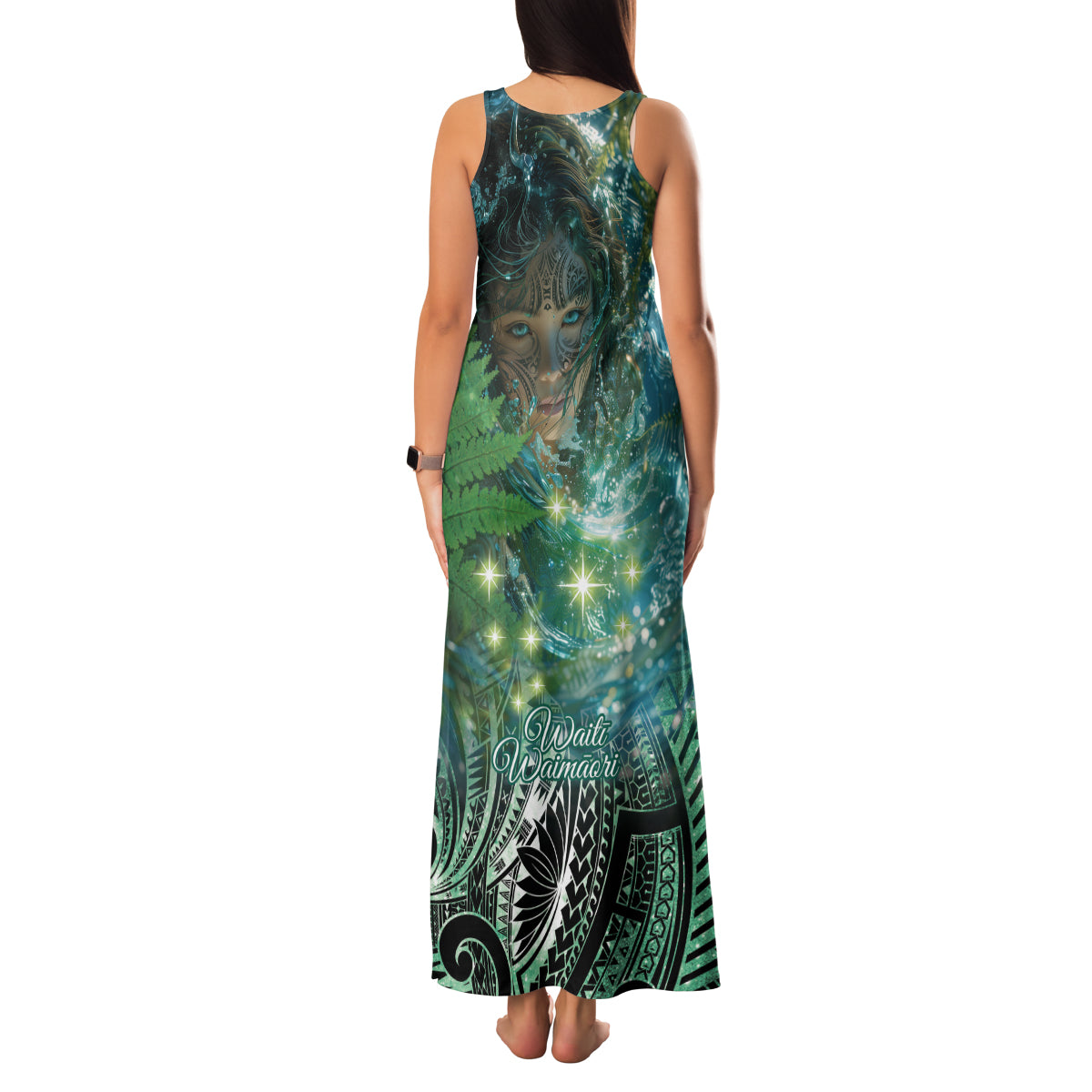 New Zealand Matariki Waiti Family Matching Tank Maxi Dress and Hawaiian Shirt Waimori and The Origin Of Life LT9 - Polynesian Pride