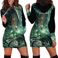 New Zealand Matariki Waiti Hoodie Dress Waimori and The Origin Of Life LT9 - Polynesian Pride