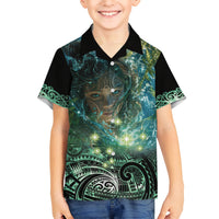 New Zealand Matariki Waiti Kid Hawaiian Shirt Waimori and The Origin Of Life LT9 Kid Black - Polynesian Pride