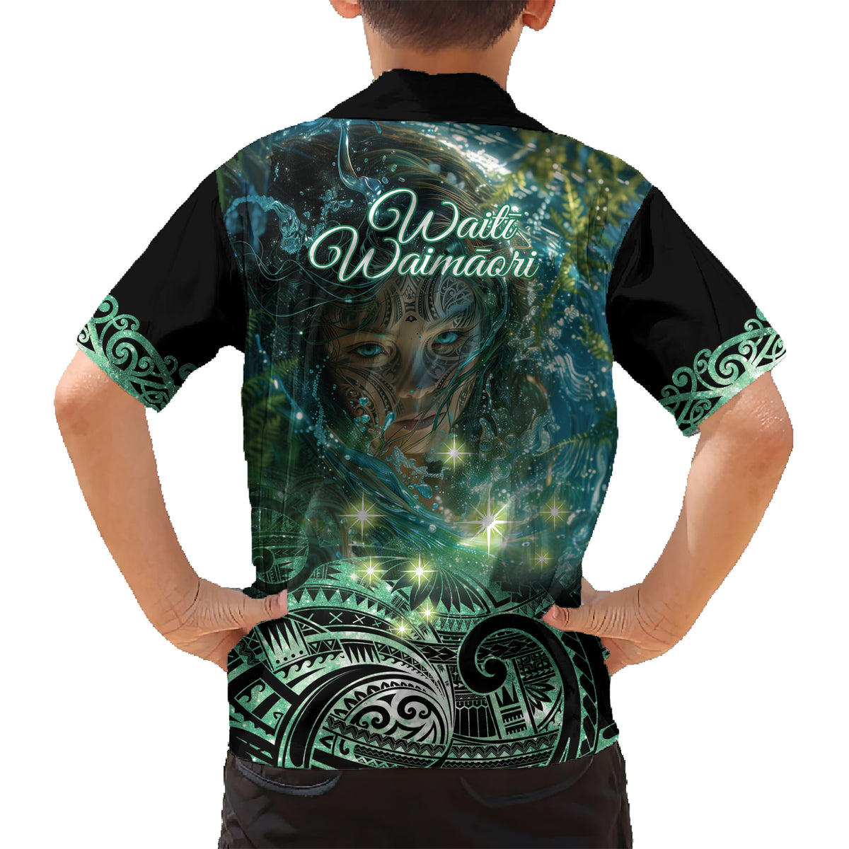 New Zealand Matariki Waiti Kid Hawaiian Shirt Waimori and The Origin Of Life LT9 - Polynesian Pride