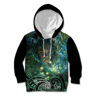 New Zealand Matariki Waiti Kid Hoodie Waimori and The Origin Of Life LT9 Hoodie Black - Polynesian Pride