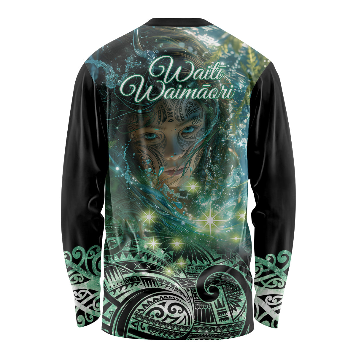 New Zealand Matariki Waiti Long Sleeve Shirt Waimori and The Origin Of Life LT9 - Polynesian Pride