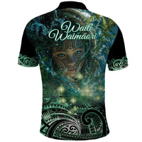 New Zealand Matariki Waiti Polo Shirt Waimori and The Origin Of Life LT9 - Polynesian Pride
