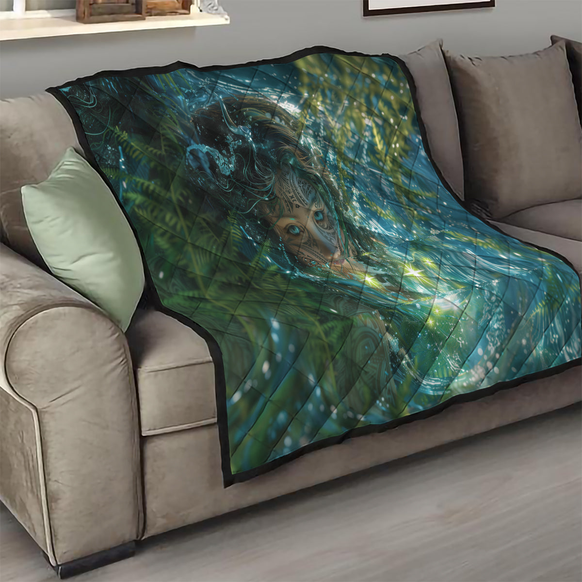 New Zealand Matariki Waiti Quilt Waimori and The Origin Of Life LT9 - Polynesian Pride