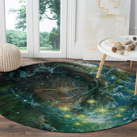 New Zealand Matariki Waiti Round Carpet Waimori and The Origin Of Life LT9 - Polynesian Pride