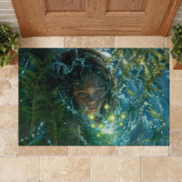 New Zealand Matariki Waiti Rubber Doormat Waimori and The Origin Of Life LT9 - Polynesian Pride