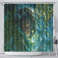 New Zealand Matariki Waiti Shower Curtain Waimori and The Origin Of Life LT9 - Polynesian Pride