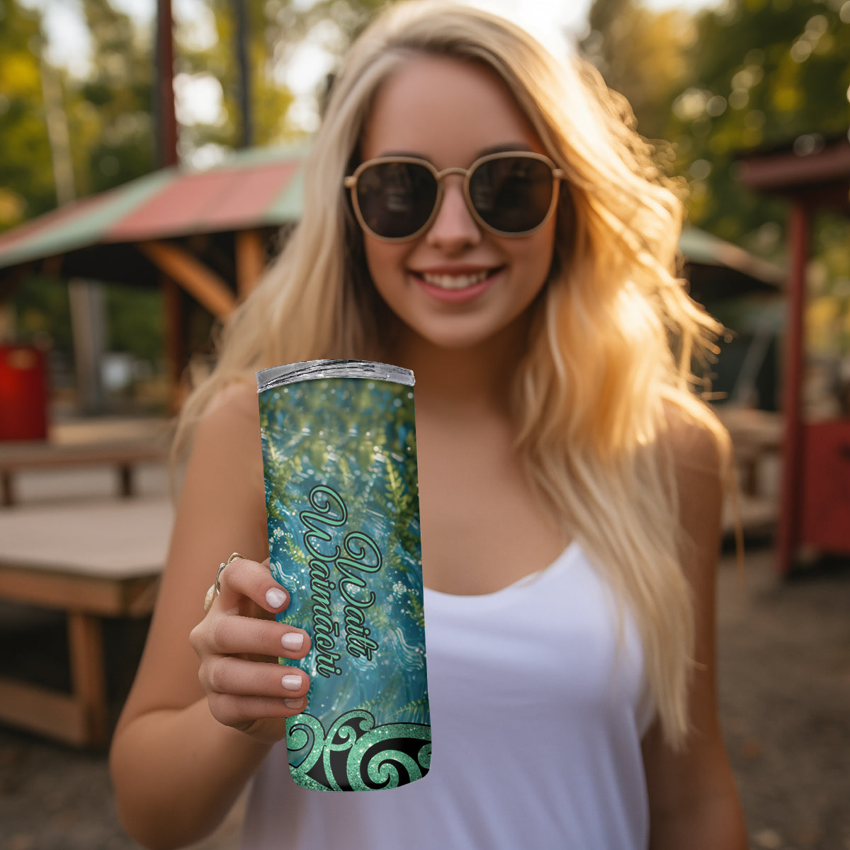 New Zealand Matariki Waiti Skinny Tumbler Waimori and The Origin Of Life LT9 - Polynesian Pride