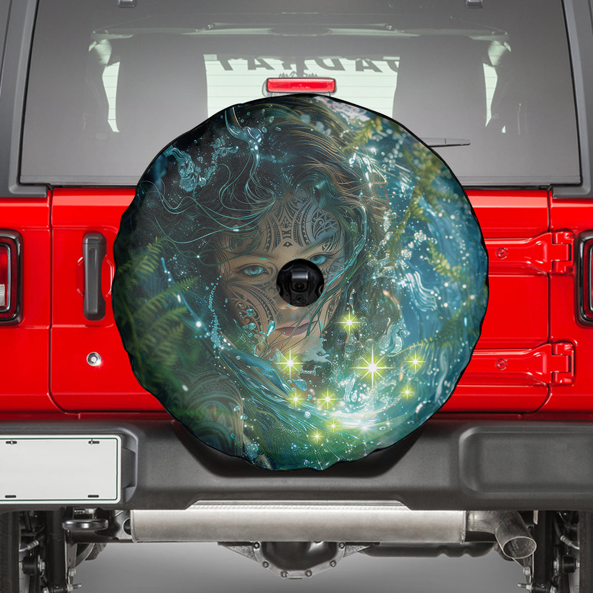 New Zealand Matariki Waiti Spare Tire Cover Waimori and The Origin Of Life LT9 - Polynesian Pride