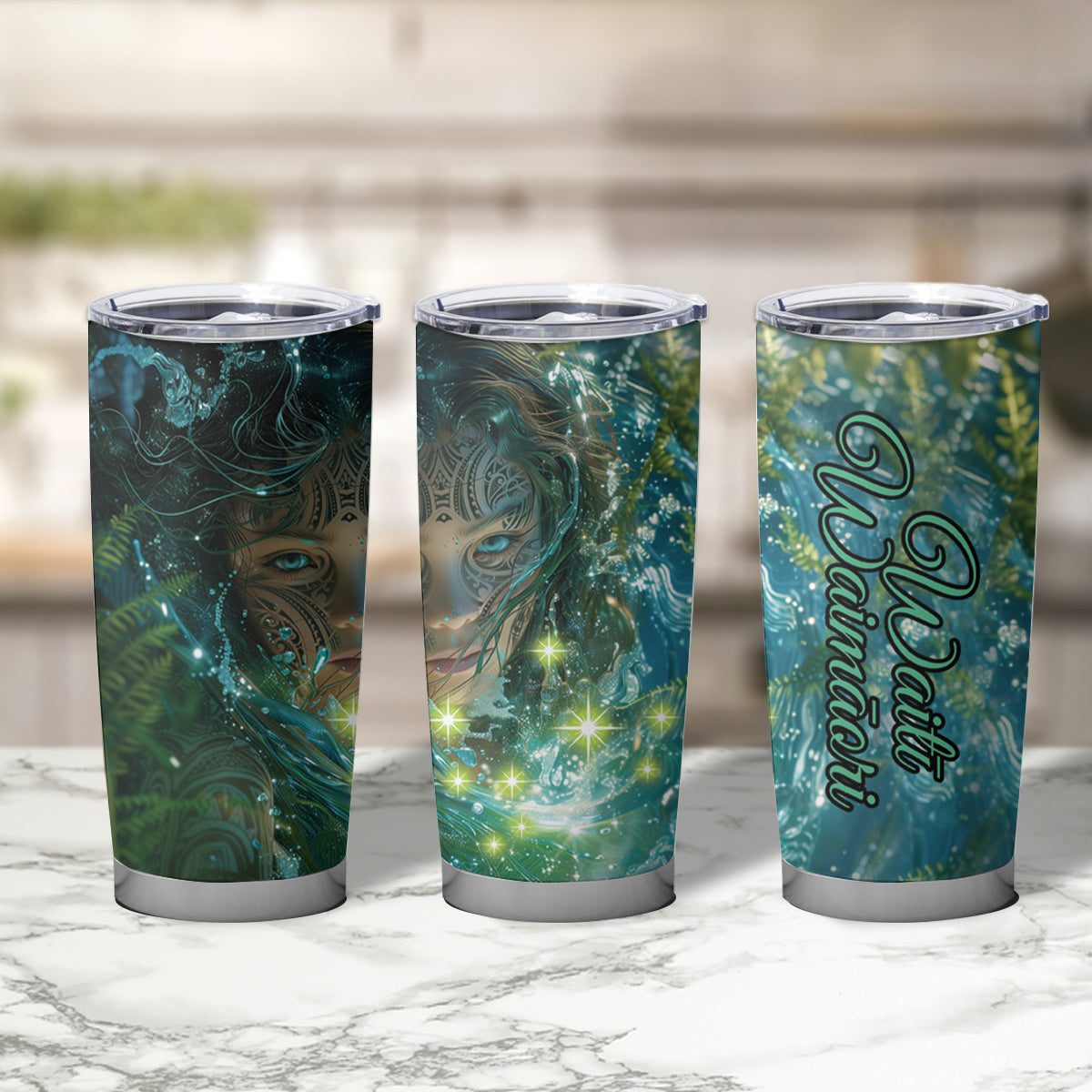 New Zealand Matariki Waiti Tumbler Cup Waimori and The Origin Of Life LT9 - Polynesian Pride