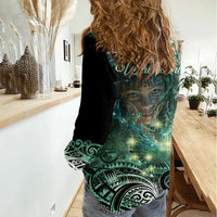 New Zealand Matariki Waiti Women Casual Shirt Waimori and The Origin Of Life LT9 - Polynesian Pride