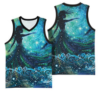 New Zealand Matariki Hiwa-i-te-rangi Basketball Jersey Titiro ki nga Whetu Wishing Star LT9 - Polynesian Pride