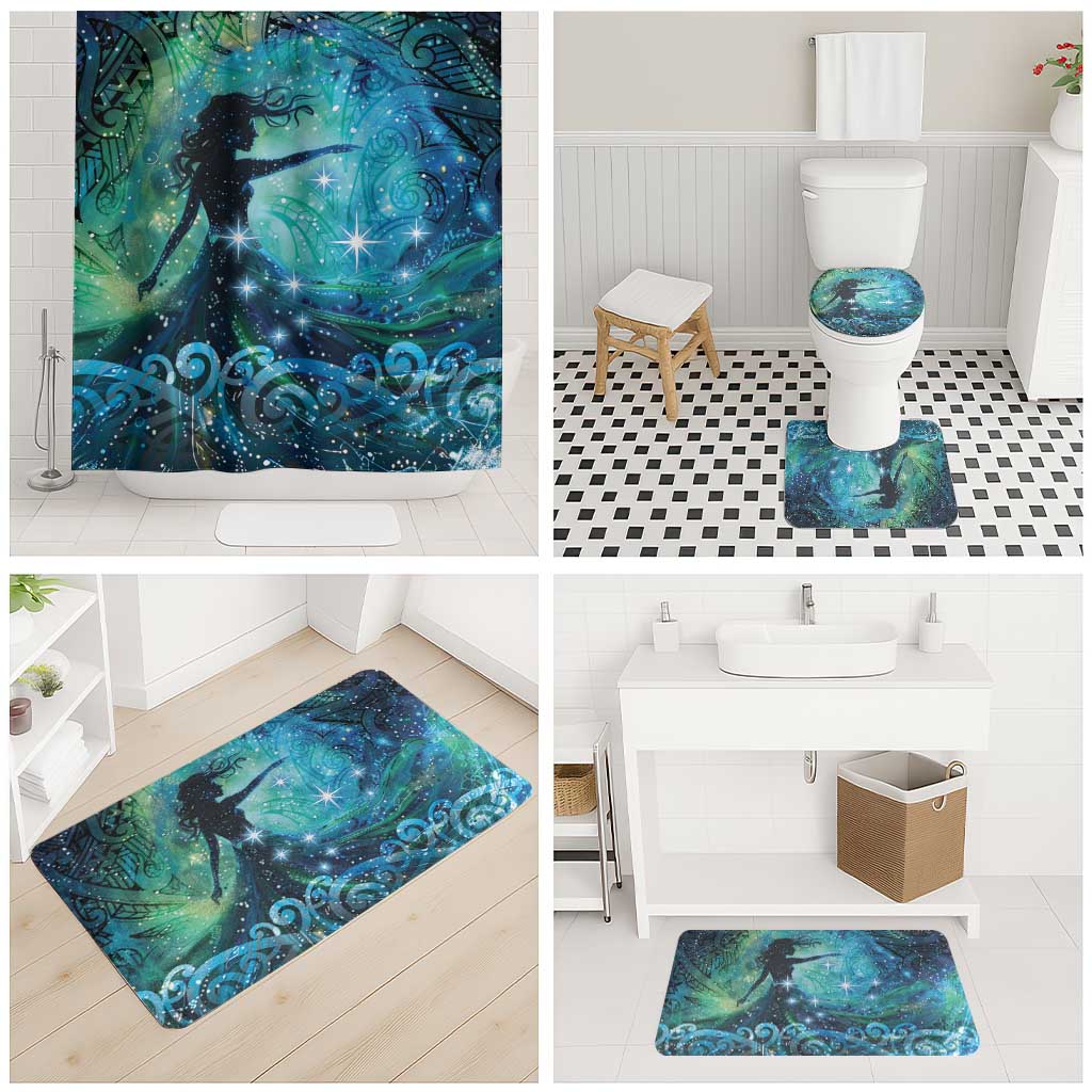 New Zealand Matariki Hiwa-i-te-rangi Bathroom Set Titiro ki nga Whetu Wishing Star LT9 - Polynesian Pride