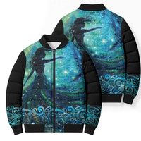 New Zealand Matariki Hiwa-i-te-rangi Bomber Puffer Jacket Titiro ki nga Whetu Wishing Star LT9 - Polynesian Pride