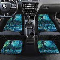 New Zealand Matariki Hiwa-i-te-rangi Car Mats Titiro ki nga Whetu Wishing Star LT9 Set 4pcs Black - Polynesian Pride
