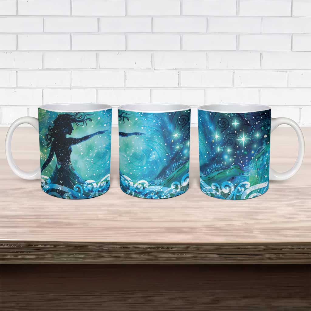 New Zealand Matariki Hiwa-i-te-rangi Ceramic Mug Titiro ki nga Whetu Wishing Star LT9 - Polynesian Pride
