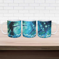 New Zealand Matariki Hiwa-i-te-rangi Ceramic Mug Titiro ki nga Whetu Wishing Star LT9 - Polynesian Pride