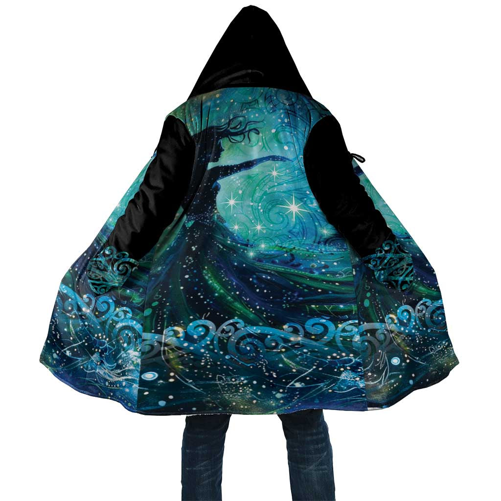 New Zealand Matariki Hiwa-i-te-rangi Cloak Titiro ki nga Whetu Wishing Star LT9 Unisex Black - Polynesian Pride