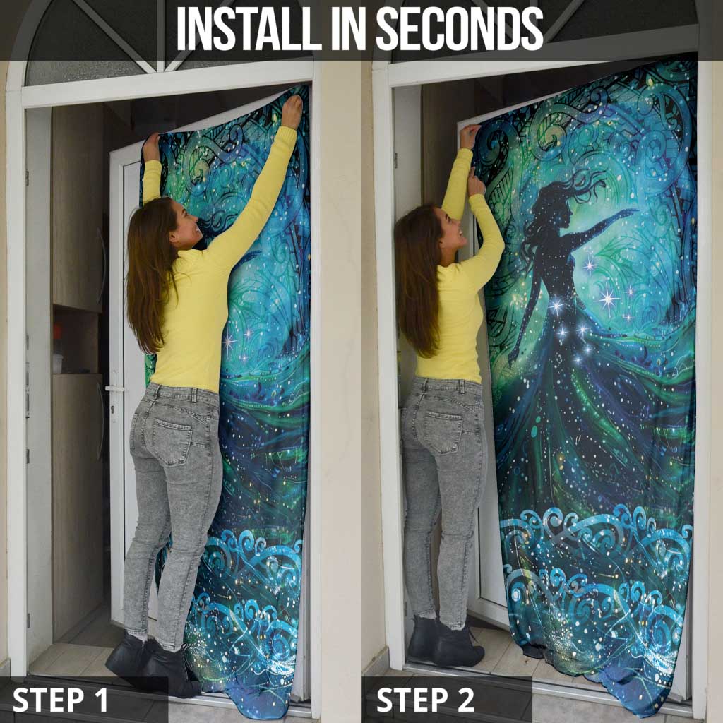 New Zealand Matariki Hiwa-i-te-rangi Door Cover Titiro ki nga Whetu Wishing Star LT9 - Polynesian Pride