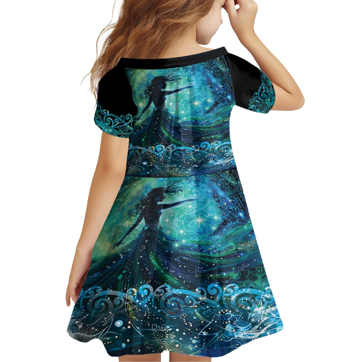 New Zealand Matariki Hiwa-i-te-rangi Family Matching Puletasi and Hawaiian Shirt Titiro ki nga Whetu Wishing Star LT9 - Polynesian Pride