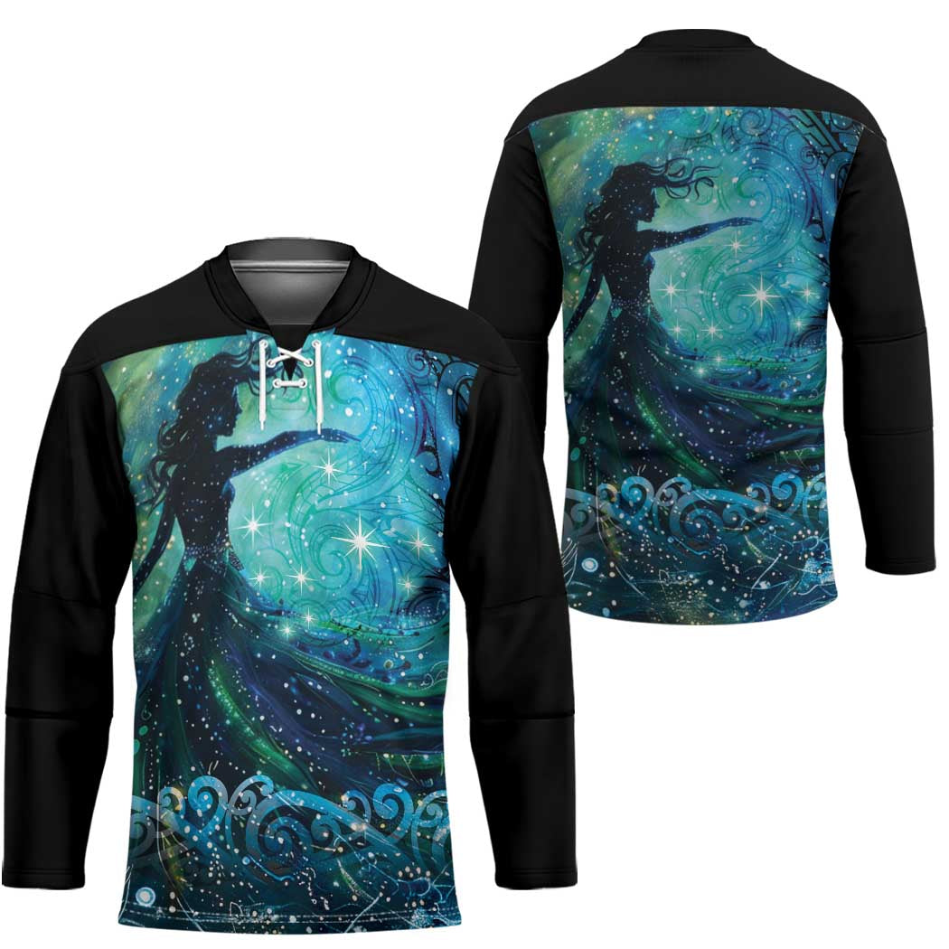 New Zealand Matariki Hiwa-i-te-rangi Hockey Jersey Titiro ki nga Whetu Wishing Star LT9 - Polynesian Pride