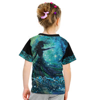 New Zealand Matariki Hiwa-i-te-rangi Kid T Shirt Titiro ki nga Whetu Wishing Star LT9 - Polynesian Pride