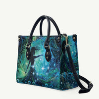 New Zealand Matariki Hiwa-i-te-rangi Leather Bag Titiro ki nga Whetu Wishing Star LT9 - Polynesian Pride