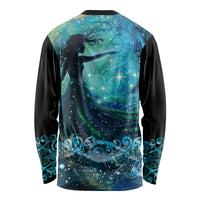 New Zealand Matariki Hiwa-i-te-rangi Long Sleeve Shirt Titiro ki nga Whetu Wishing Star LT9 - Polynesian Pride