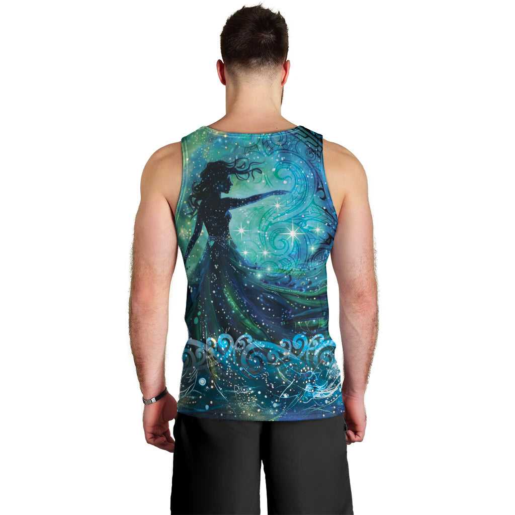 New Zealand Matariki Hiwa-i-te-rangi Men Tank Top Titiro ki nga Whetu Wishing Star LT9 - Polynesian Pride