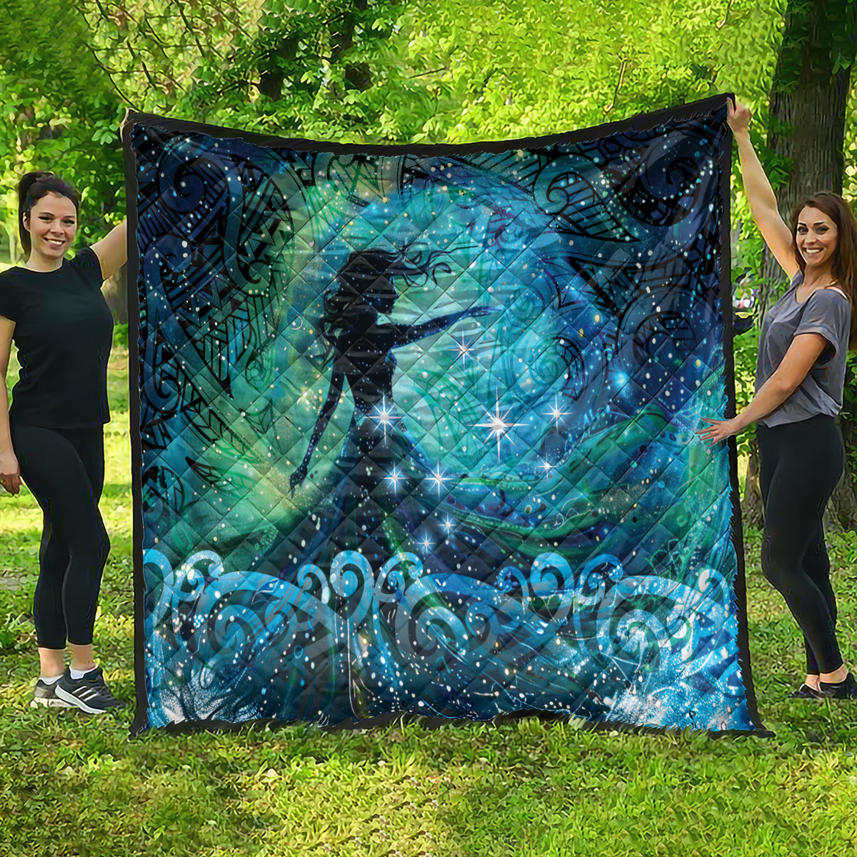 New Zealand Matariki Hiwa-i-te-rangi Quilt Titiro ki nga Whetu Wishing Star LT9 - Polynesian Pride