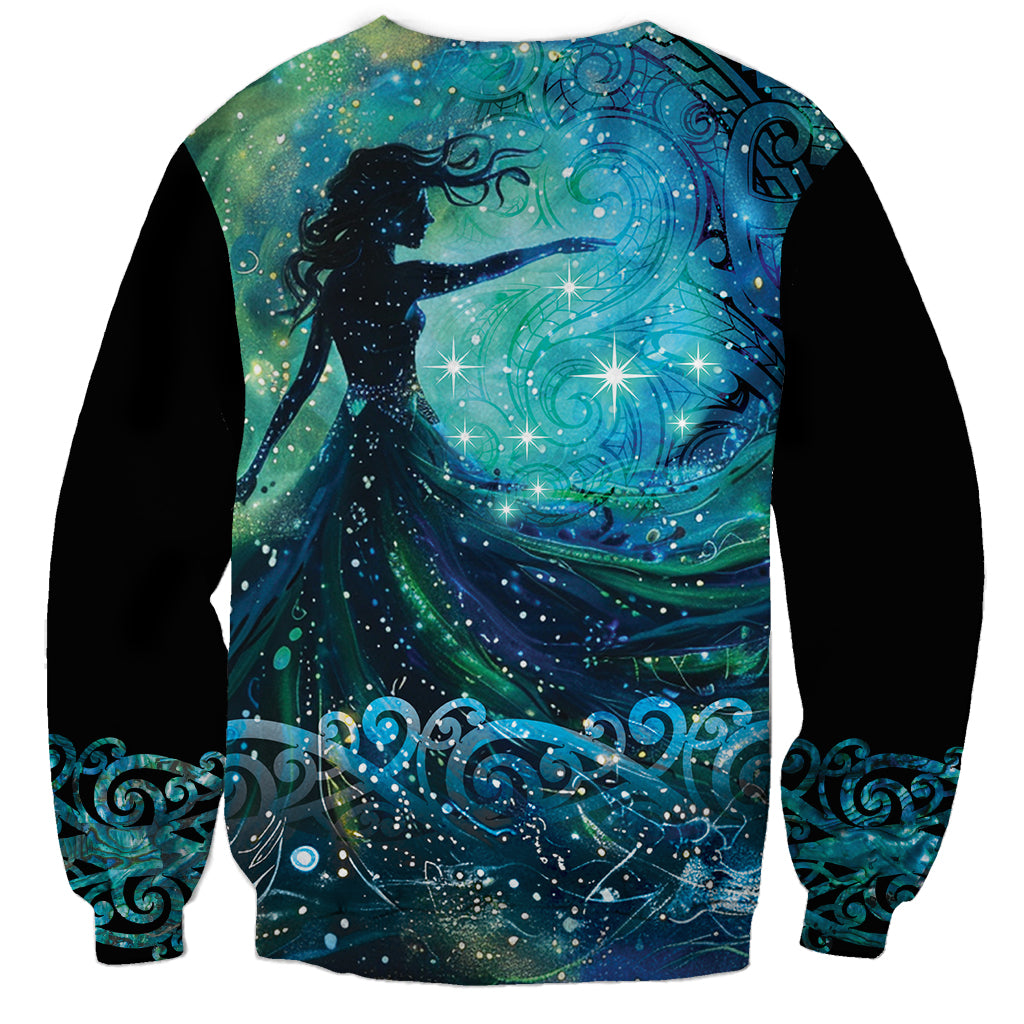 New Zealand Matariki Hiwa-i-te-rangi Sweatshirt Titiro ki nga Whetu Wishing Star LT9 - Polynesian Pride