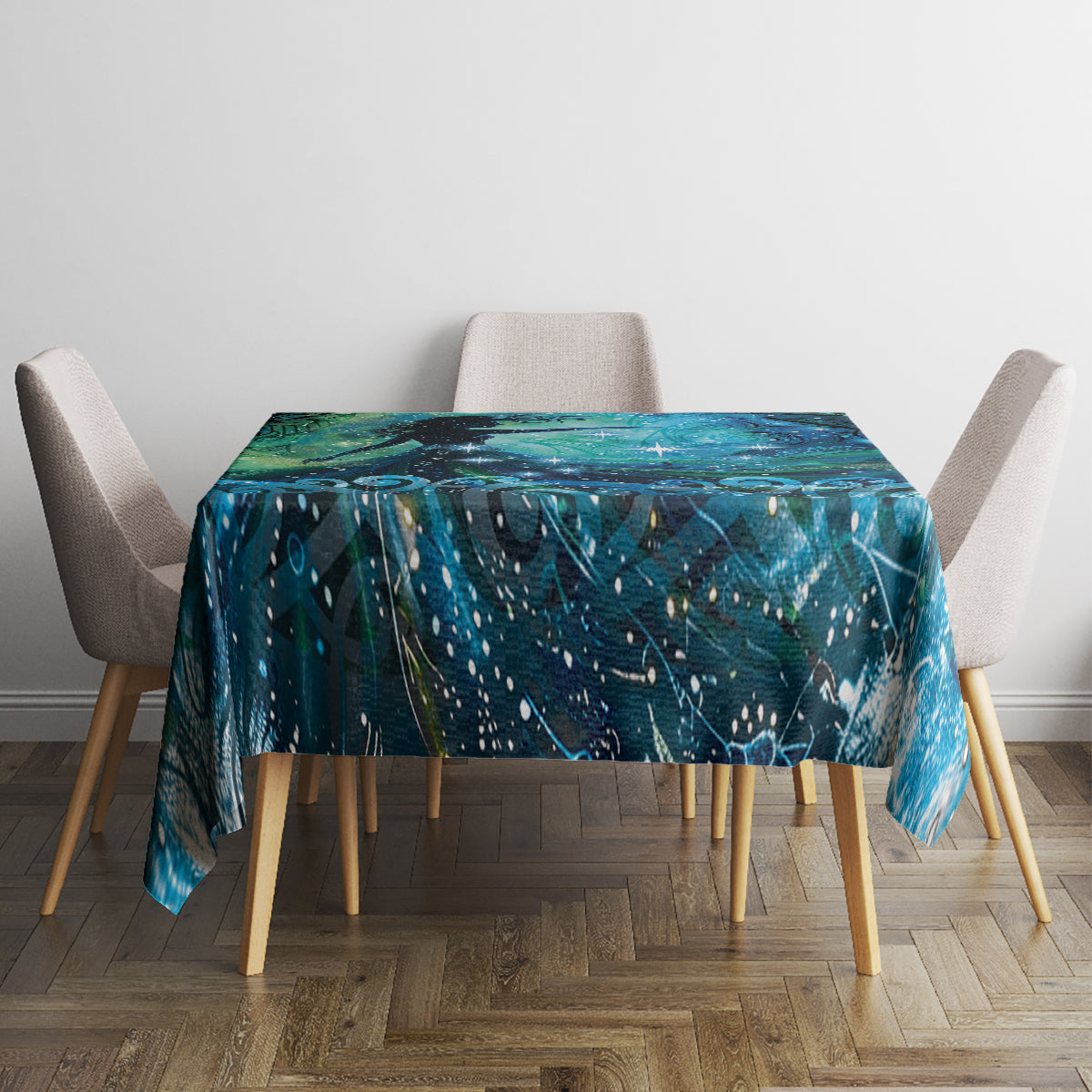 New Zealand Matariki Hiwa-i-te-rangi Tablecloth Titiro ki nga Whetu Wishing Star LT9 - Polynesian Pride