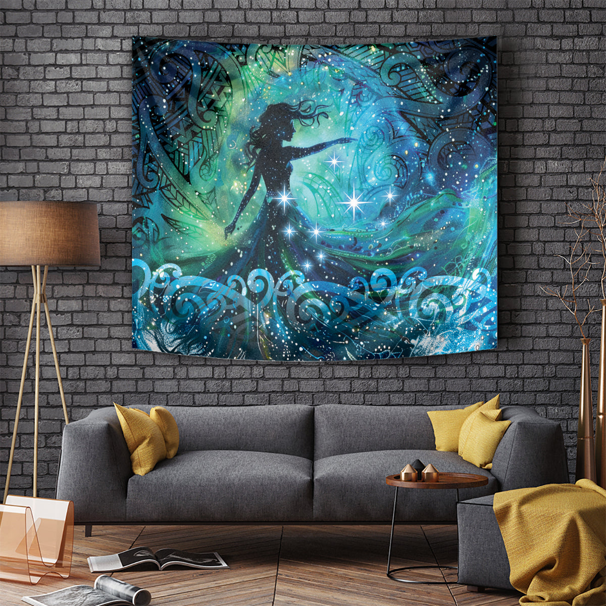 New Zealand Matariki Hiwa-i-te-rangi Tapestry Titiro ki nga Whetu Wishing Star LT9 - Polynesian Pride