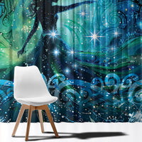 New Zealand Matariki Hiwa-i-te-rangi Window Curtain Titiro ki nga Whetu Wishing Star LT9 - Polynesian Pride
