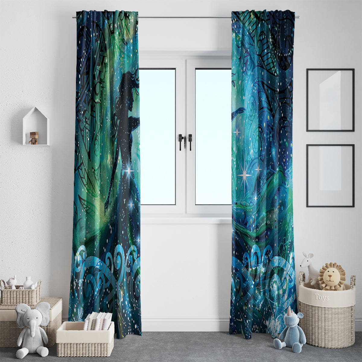 New Zealand Matariki Hiwa-i-te-rangi Window Curtain Titiro ki nga Whetu Wishing Star LT9 - Polynesian Pride