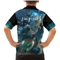 New Zealand Matariki Ururangi Family Matching Mermaid Dress and Hawaiian Shirt The Murmur Of The Wind LT9 - Polynesian Pride
