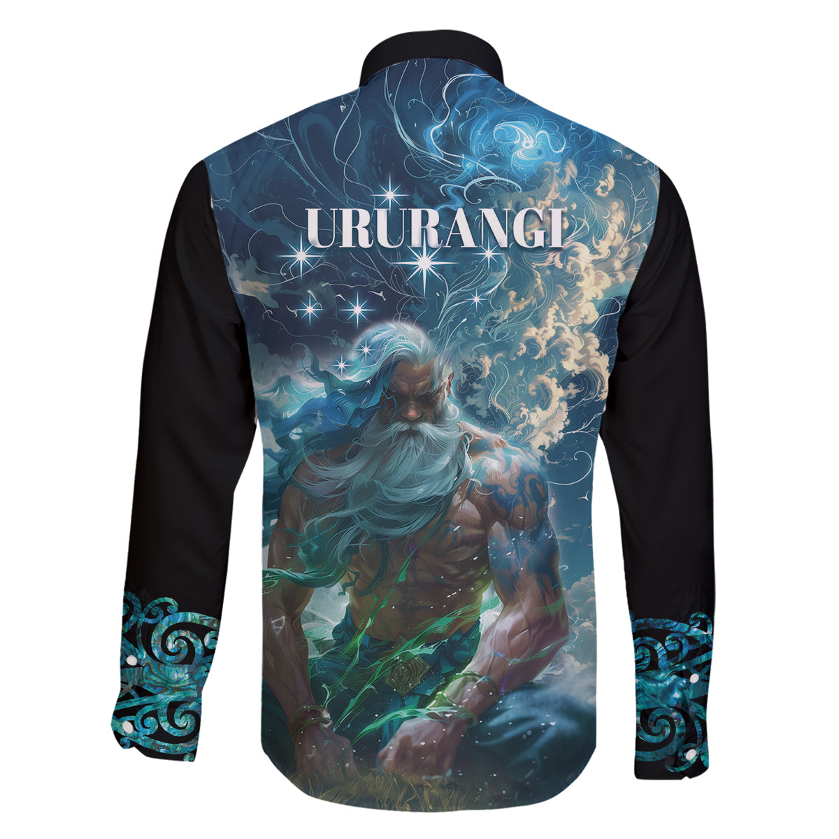 New Zealand Matariki Ururangi Family Matching Mermaid Dress and Hawaiian Shirt The Murmur Of The Wind LT9 - Polynesian Pride