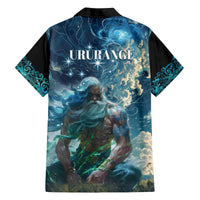 New Zealand Matariki Ururangi Family Matching Off The Shoulder Long Sleeve Dress and Hawaiian Shirt The Murmur Of The Wind LT9 - Polynesian Pride