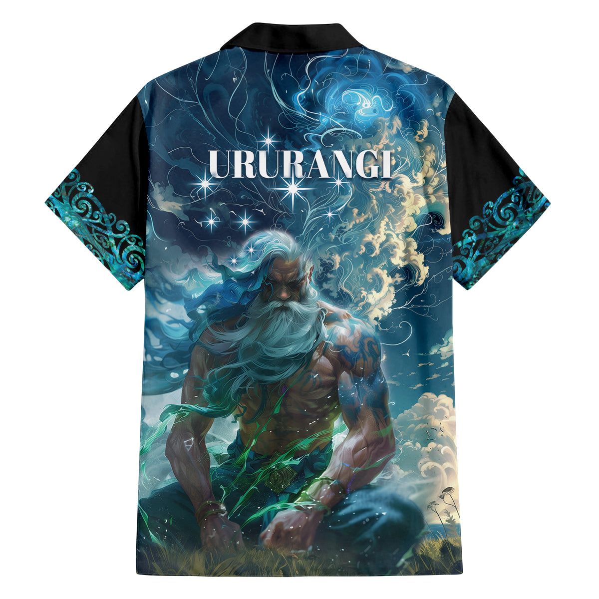New Zealand Matariki Ururangi Family Matching Tank Maxi Dress and Hawaiian Shirt The Murmur Of The Wind LT9 - Polynesian Pride