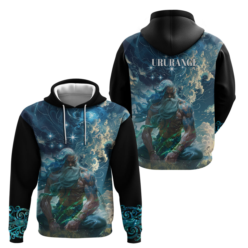 New Zealand Matariki Ururangi Hoodie The Murmur Of The Wind LT9 - Polynesian Pride