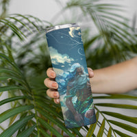 New Zealand Matariki Ururangi Skinny Tumbler The Murmur Of The Wind LT9 - Polynesian Pride