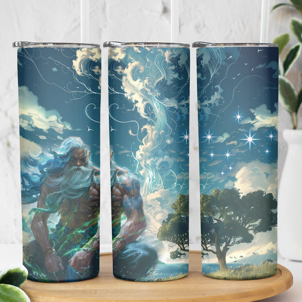 New Zealand Matariki Ururangi Skinny Tumbler The Murmur Of The Wind LT9 - Polynesian Pride