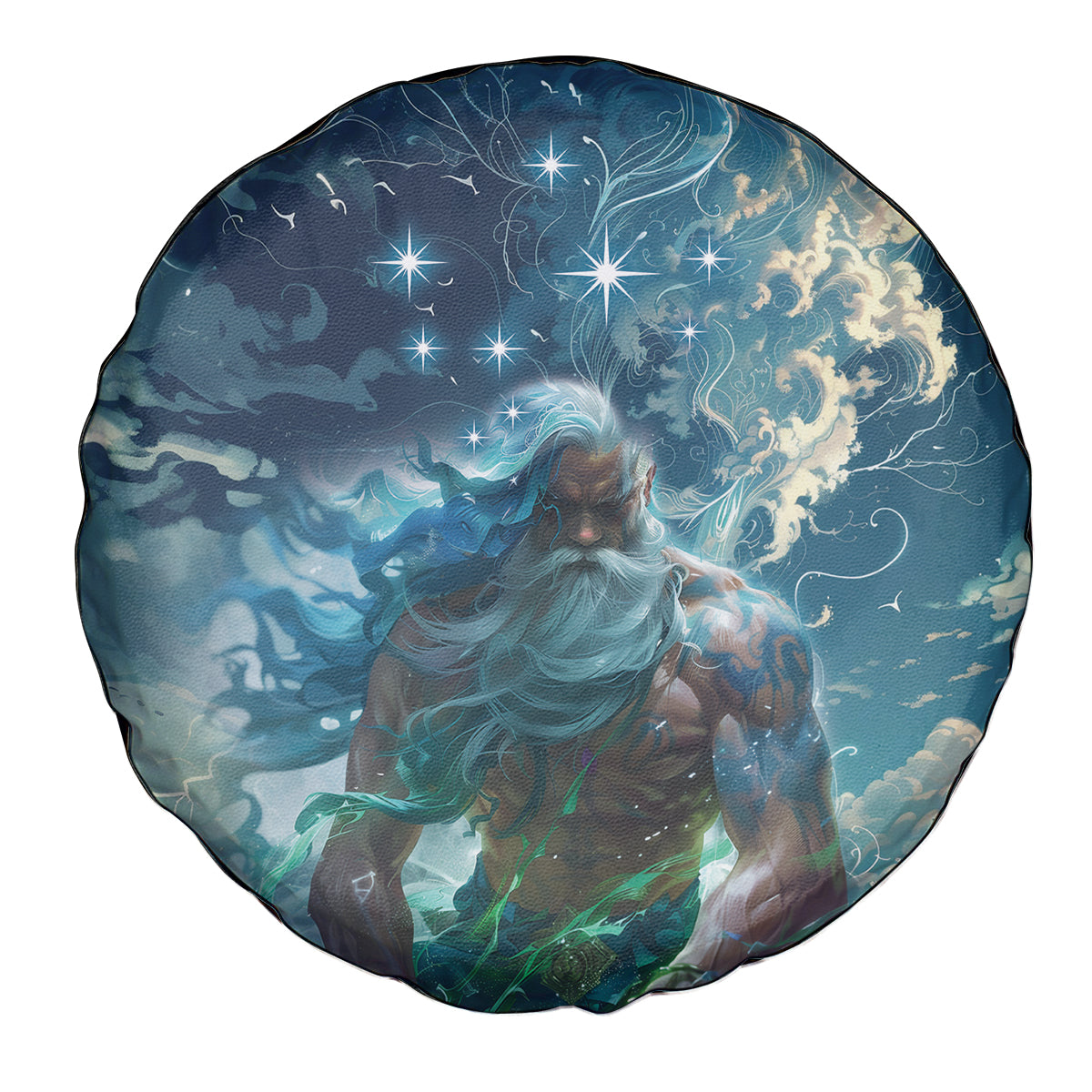 New Zealand Matariki Ururangi Spare Tire Cover The Murmur Of The Wind LT9 - Polynesian Pride