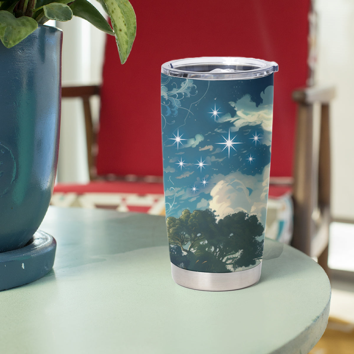 New Zealand Matariki Ururangi Tumbler Cup The Murmur Of The Wind LT9 - Polynesian Pride