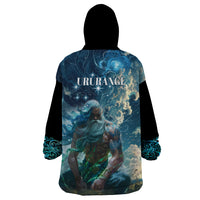 New Zealand Matariki Ururangi Wearable Blanket Hoodie The Murmur Of The Wind LT9 - Polynesian Pride