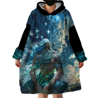 New Zealand Matariki Ururangi Wearable Blanket Hoodie The Murmur Of The Wind LT9 - Polynesian Pride