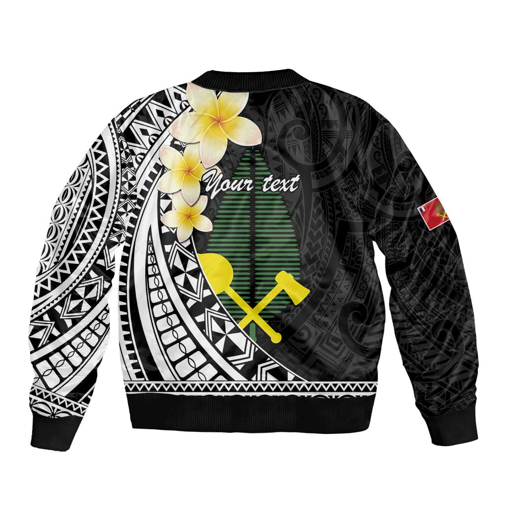 Alo Chiefdom Wallis and Futuna Personalized Bomber Jacket Frangipani Flowers Polynesian Pattern LT9 - Polynesian Pride