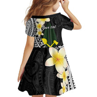 Alo Chiefdom Wallis and Futuna Personalized Family Matching Long Sleeve Bodycon Dress and Hawaiian Shirt Frangipani Flowers Polynesian Pattern LT9 - Polynesian Pride