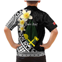Alo Chiefdom Wallis and Futuna Personalized Family Matching Mermaid Dress and Hawaiian Shirt Frangipani Flowers Polynesian Pattern LT9 - Polynesian Pride